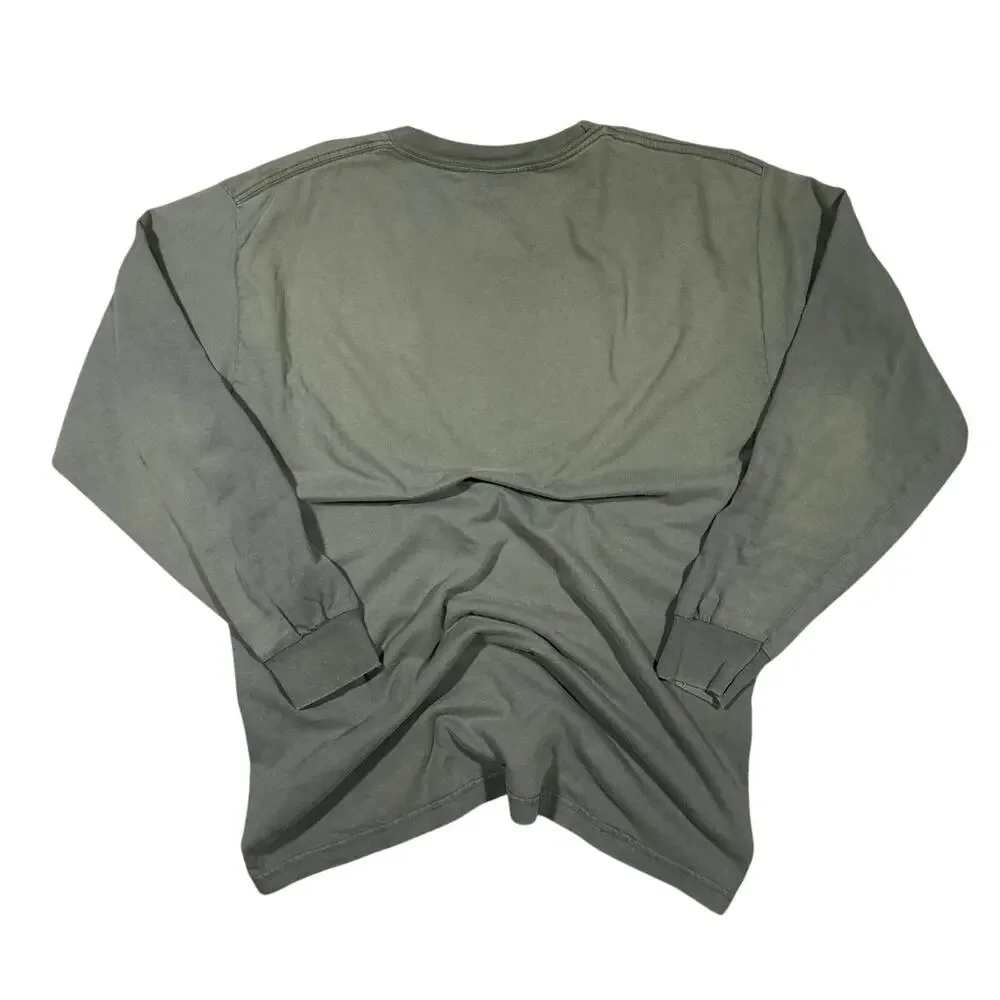 Vintage Y2K Levi’s Silvertab T-Shirt Men’s Large Faded Green Long Sleeve Graphic